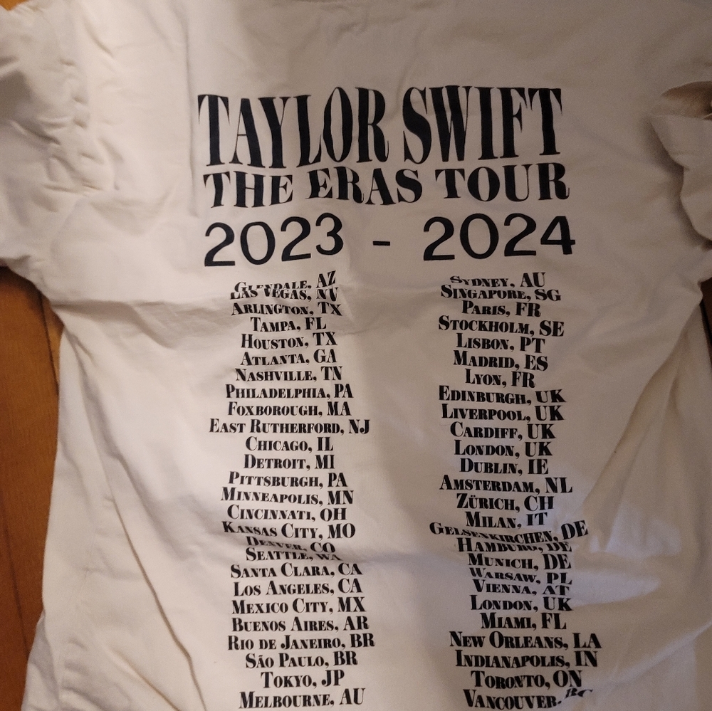 Taylor Swift The Eras Tour T-Shirt - Picture 2 of 3